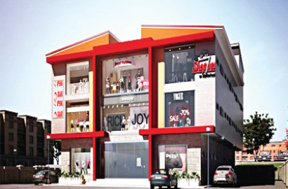 Plaza with 30 outlet shops in Ikotun Lagos Nigeria
